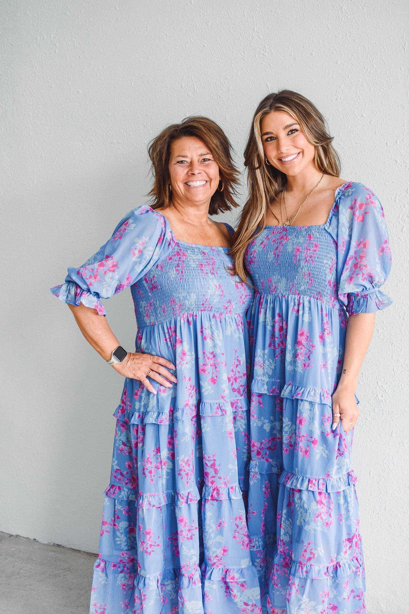 Powder Blue & Blooms Dress