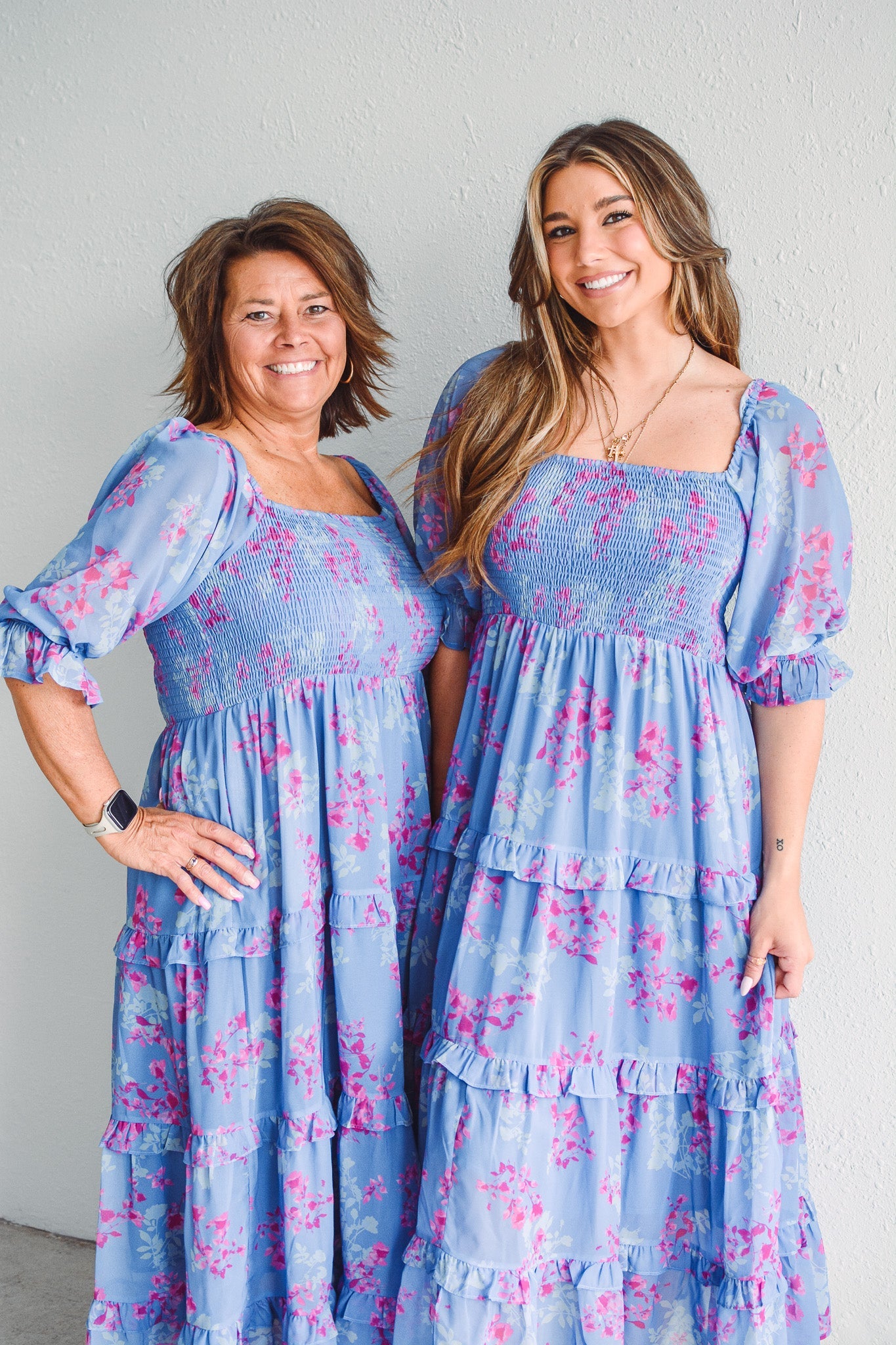 Powder Blue & Blooms Dress