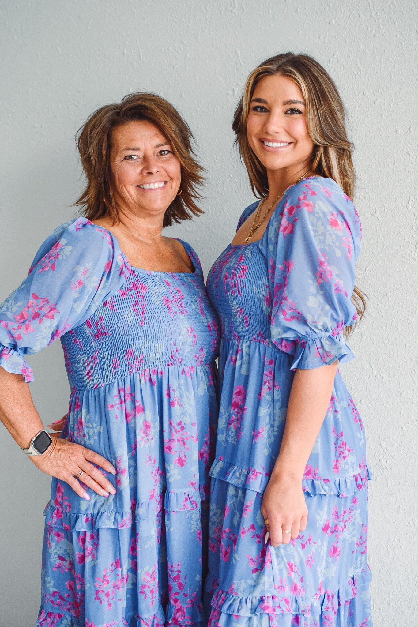 Powder Blue & Blooms Dress