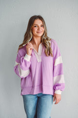 Lavender Burst Top