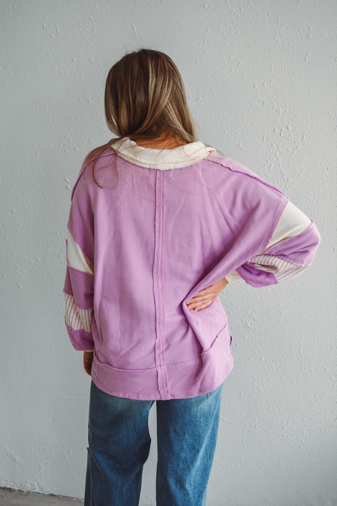 Lavender Burst Top