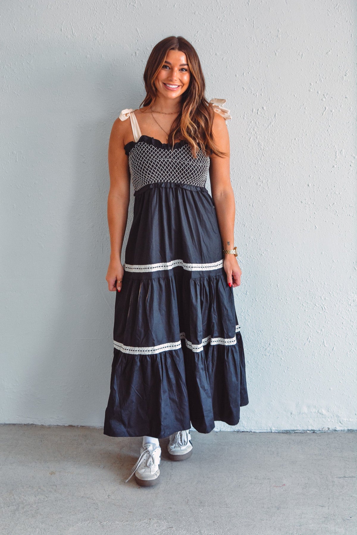 Lilly Smocked Maxi