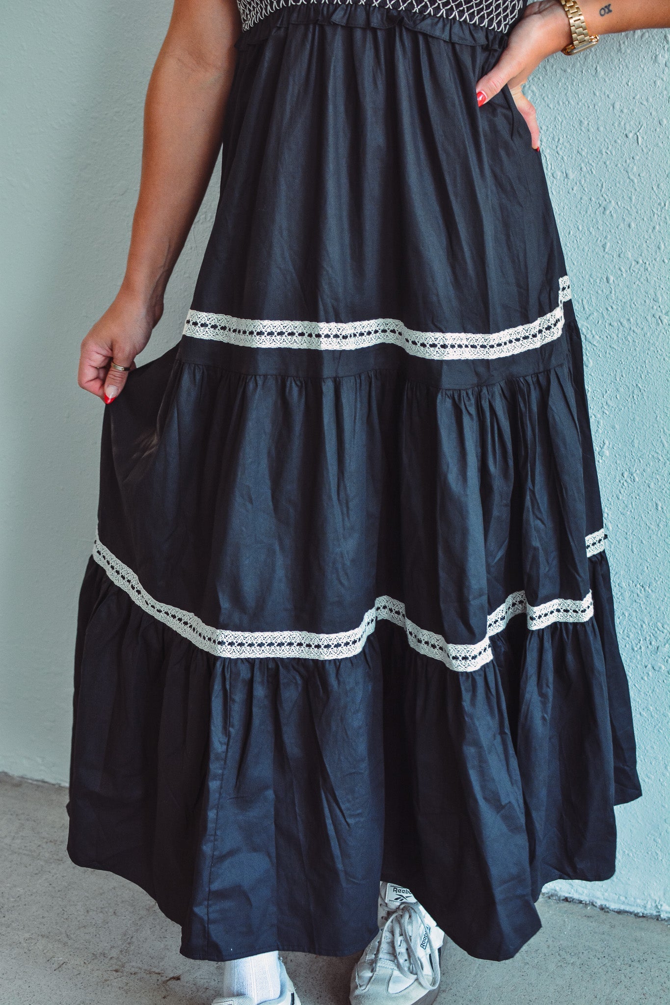 Lilly Smocked Maxi