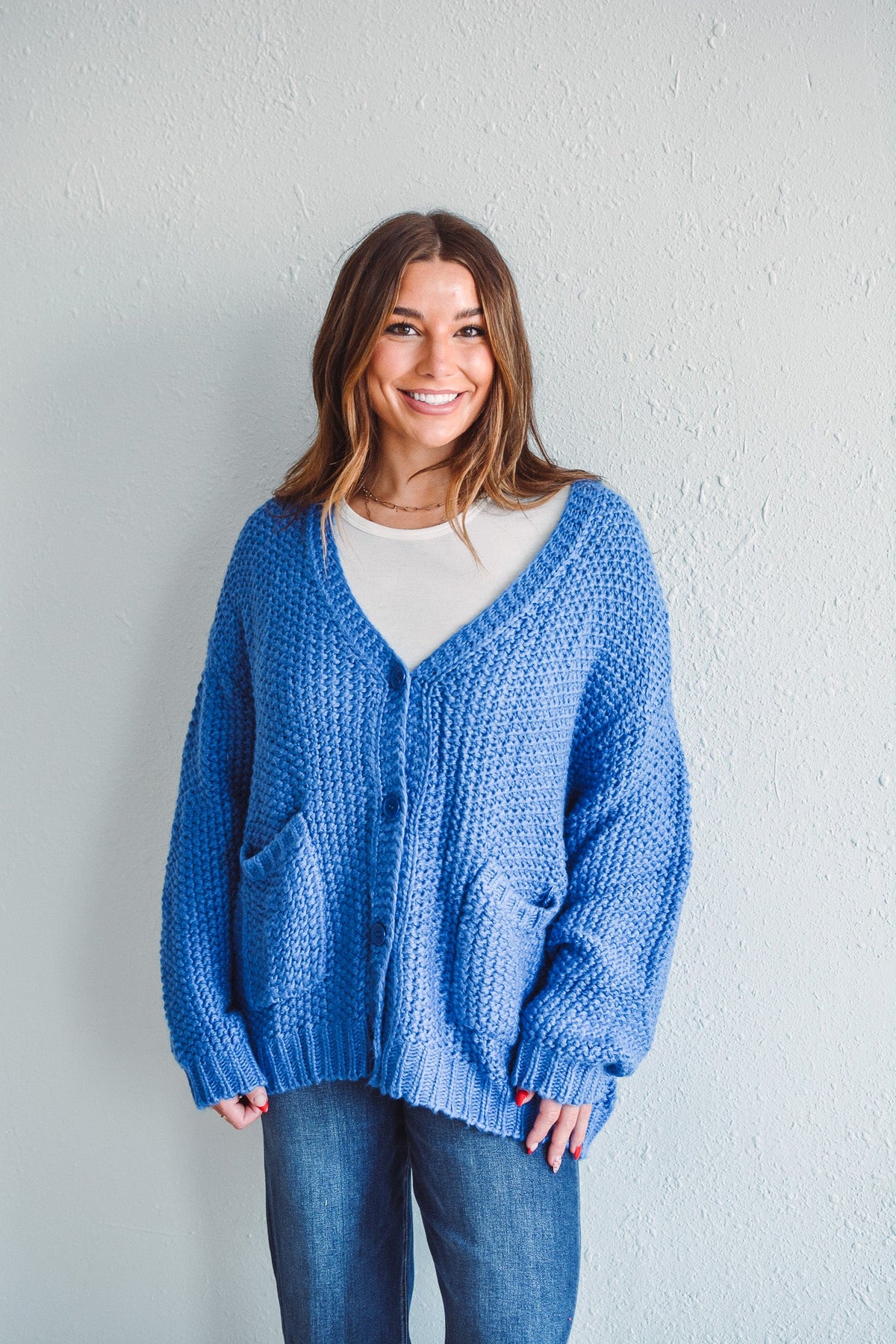 Lapis Chunky Cardigan