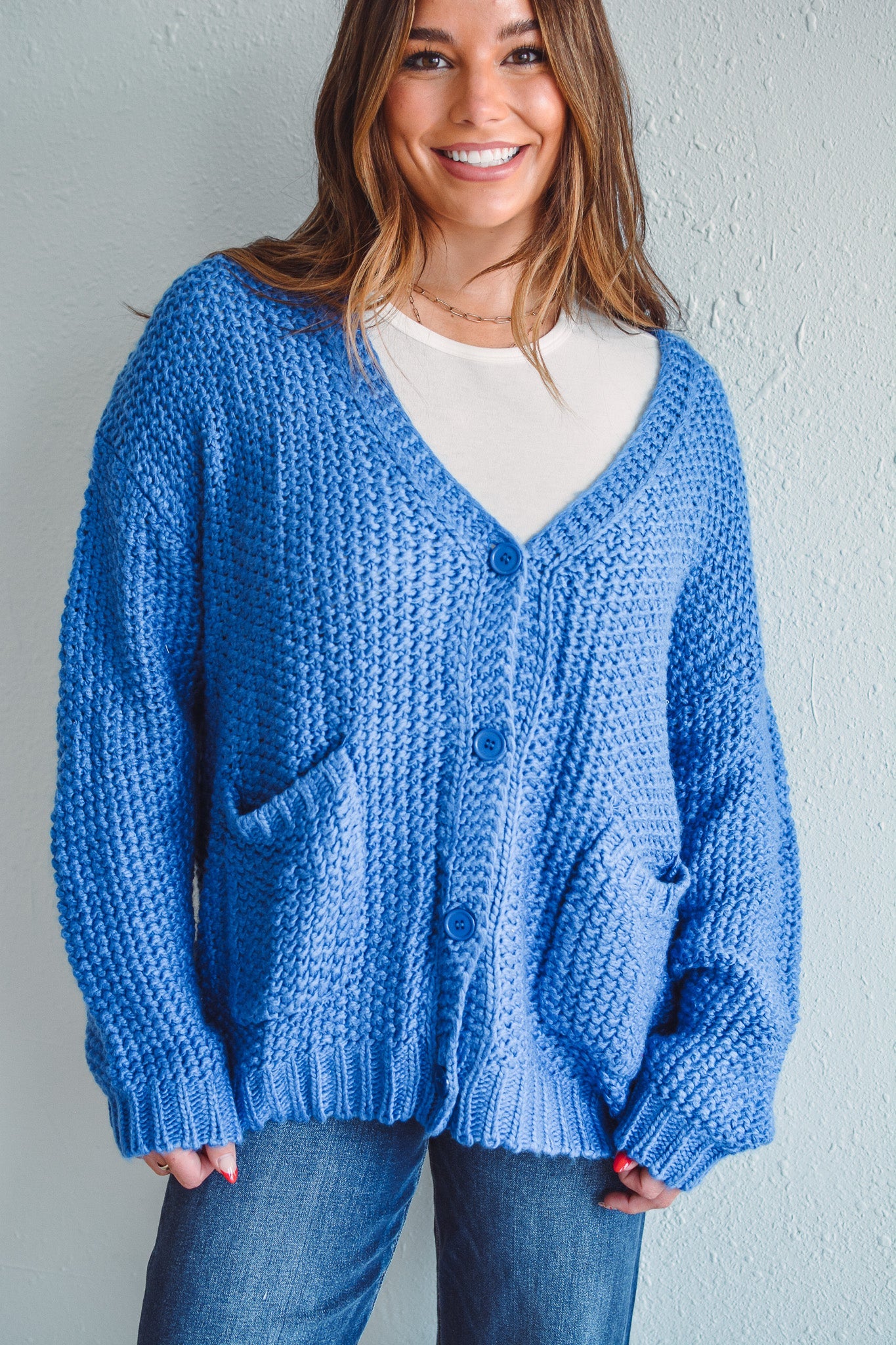 Lapis Chunky Cardigan