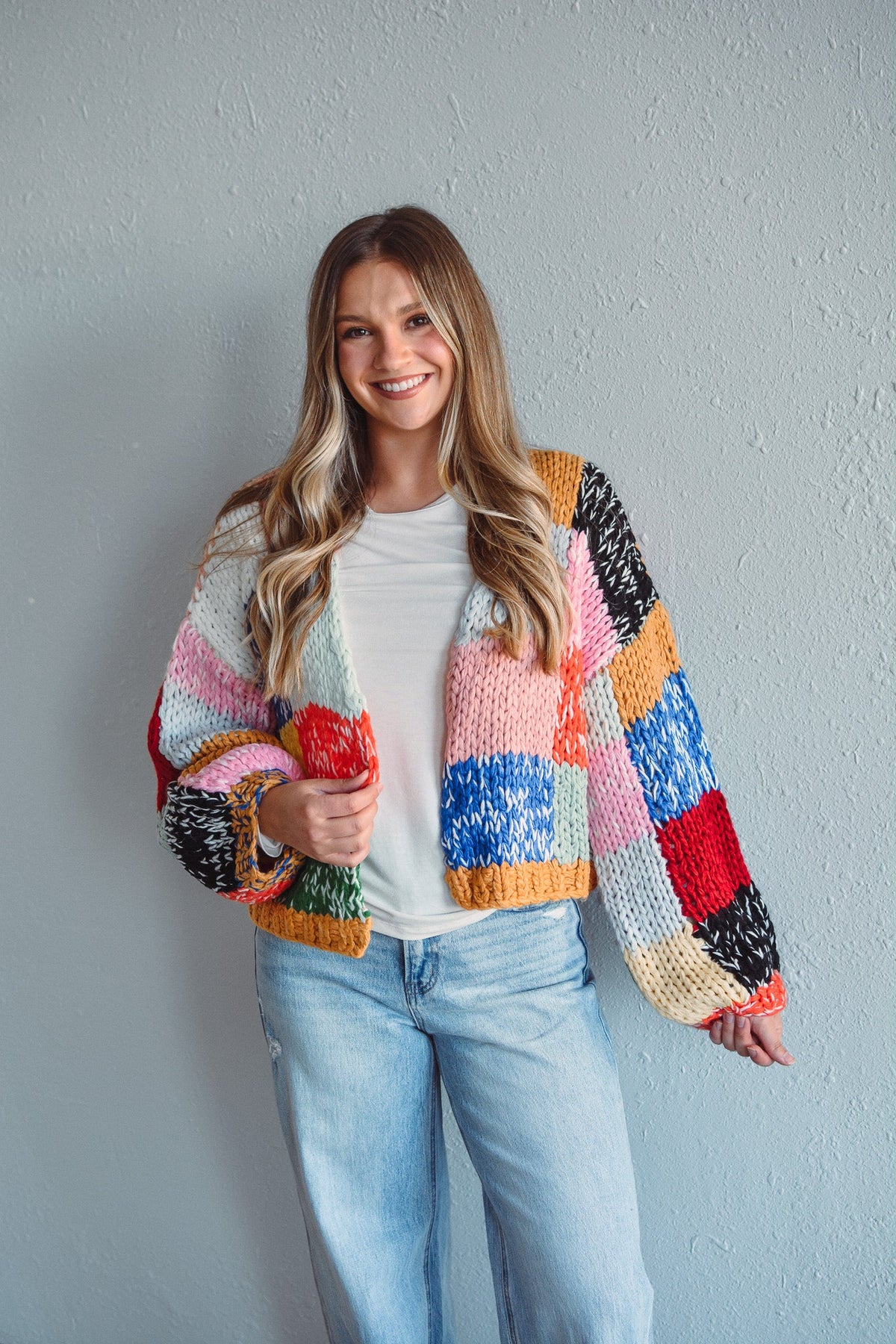 Rainbow Burst Cardigan