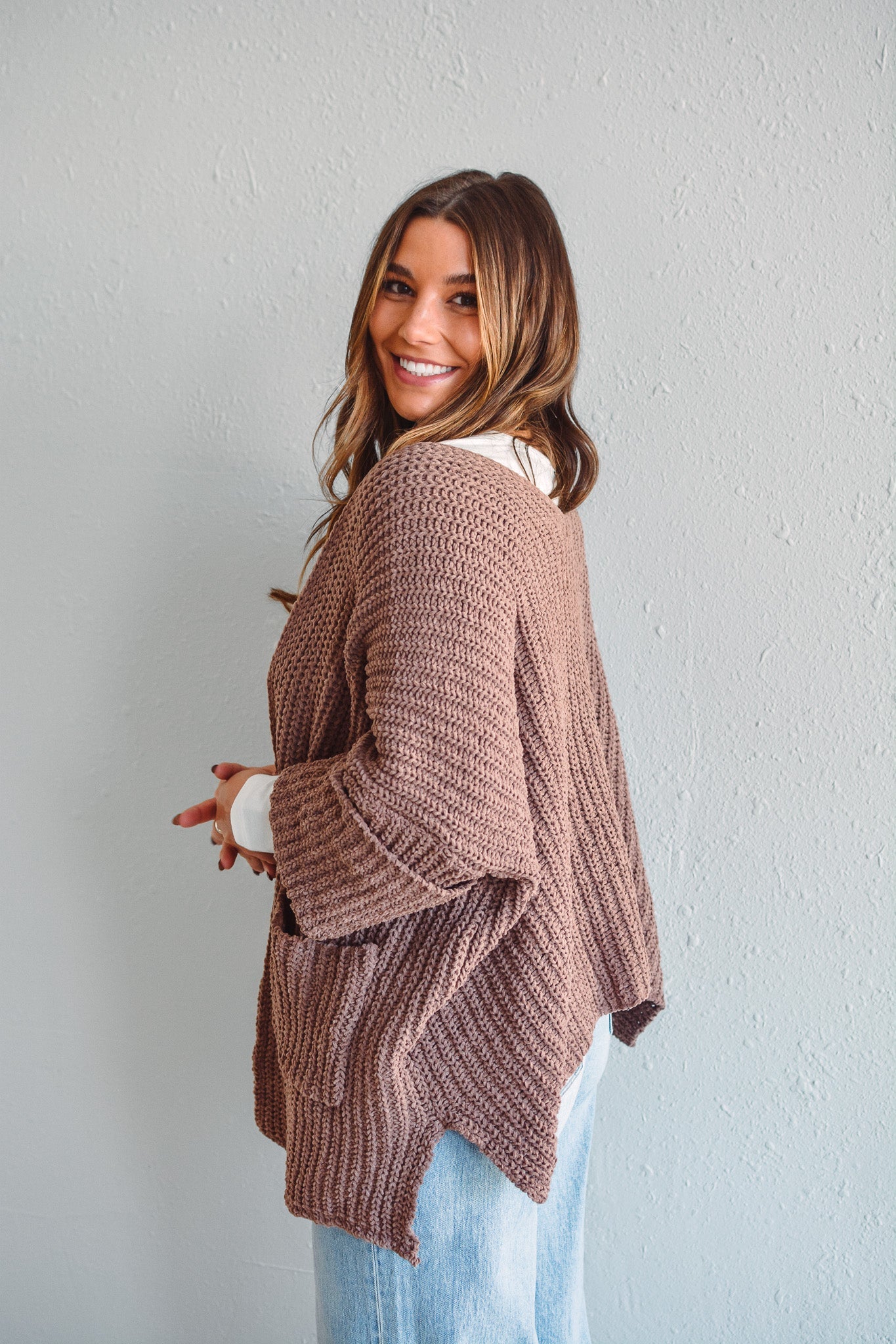 Mocha Knit Cardigan