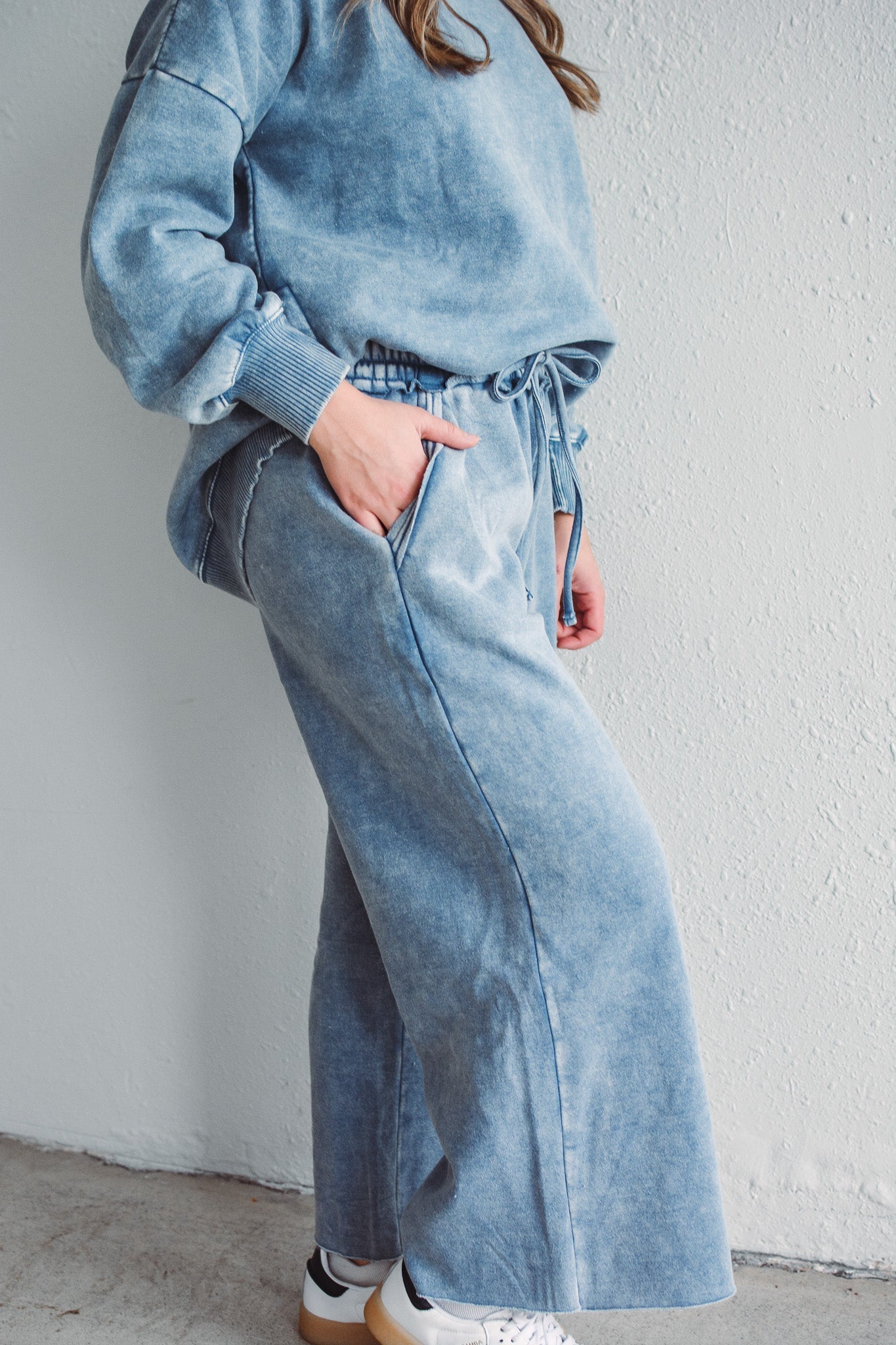 Palazzo Pants Dusty Blue