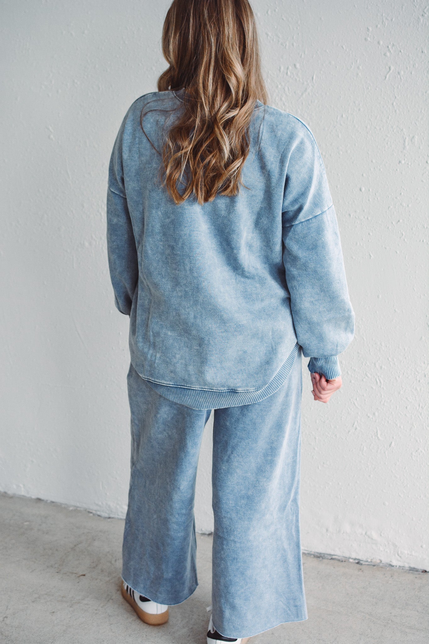 Palazzo Pants Dusty Blue