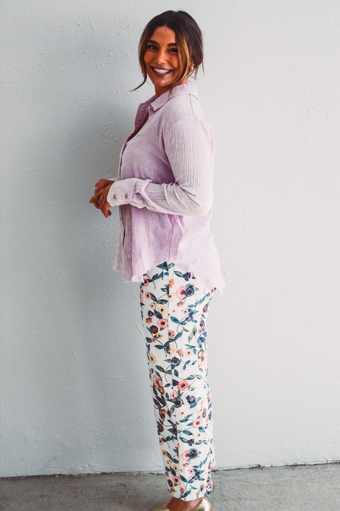 Lily Washed Button Down