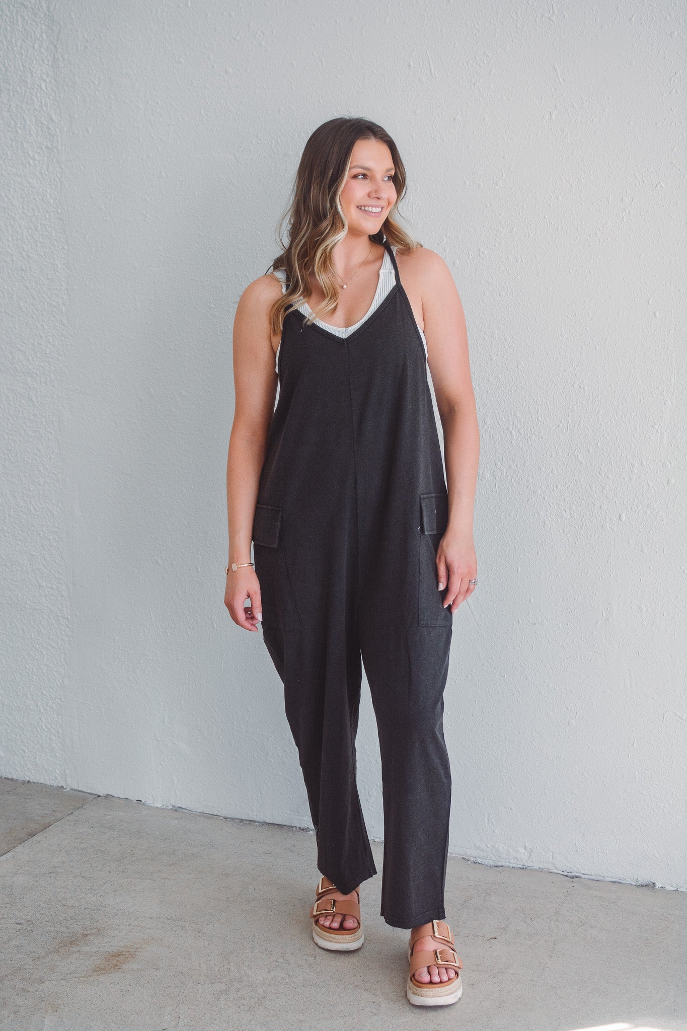 Olivia Washed Jumpsuit
