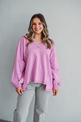 Pink Oversized Pullover