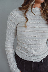 Ivory Ruffle Top