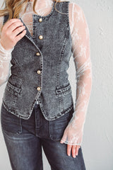 Luna Lace White Top