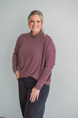 Nora Cherry Striped Top