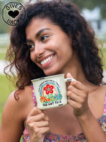 Natural Life Grow Through Mug