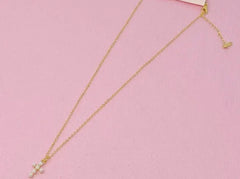 Pearl Cross Necklace