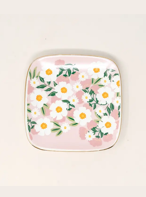 Floral Trinket Tray