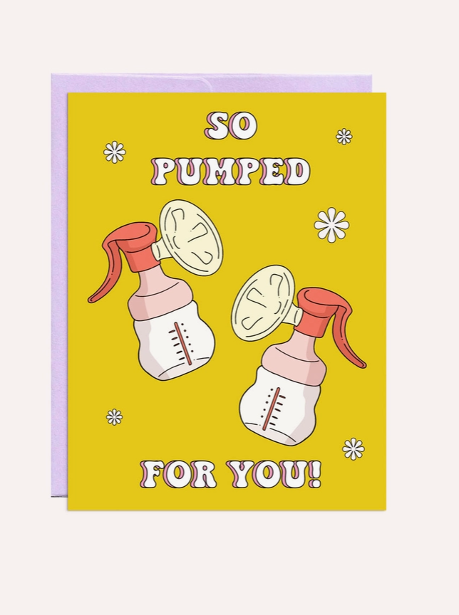 Pumped Greeting Card