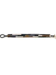 Ink & Alloy Horizontal Striped Bracelet