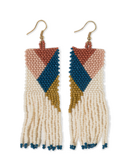 Ink & Alloy Peacock Earrings