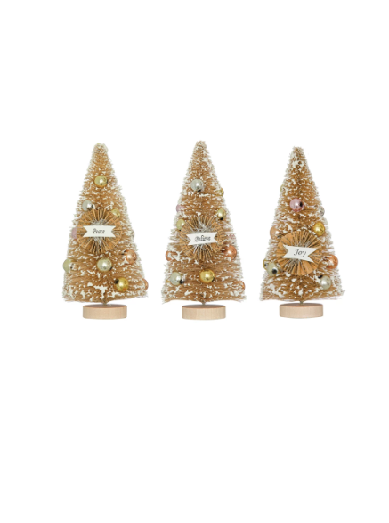 Gold Snow Covered Trees