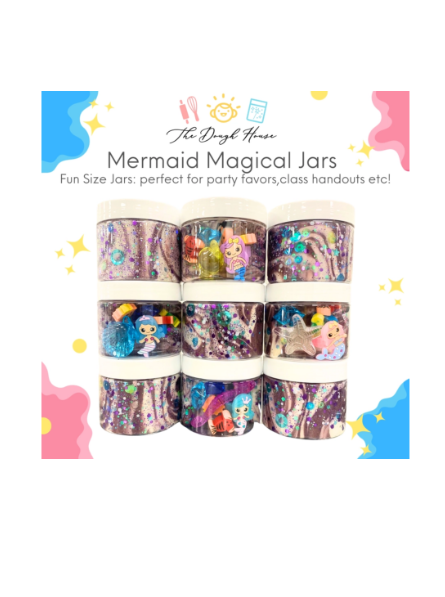 Mermaid Dough Jar