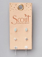 Gabby Studs Amazonite