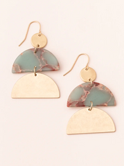 Golden Peace Earrings