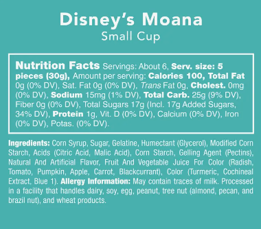 Moana Disney Candy