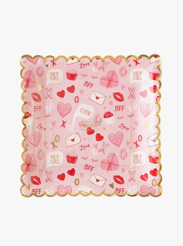 Galentines Square Plate