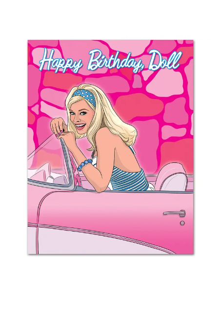 Happy Birthday Doll Card