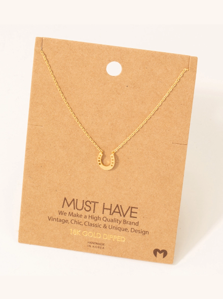Mini Gold Horseshoe