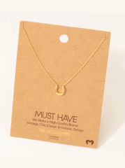 Mini Gold Horseshoe