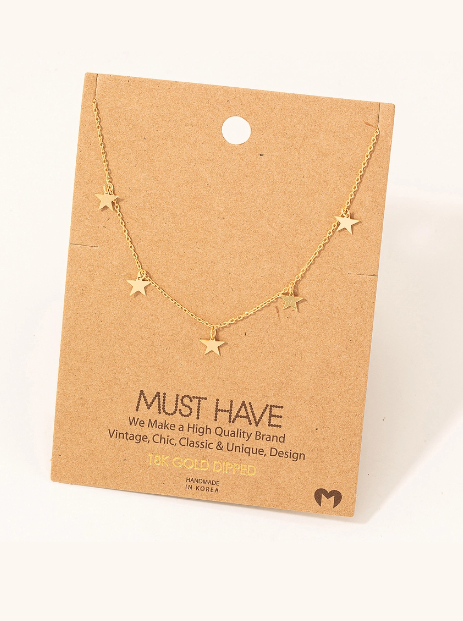 Gold Star Necklace