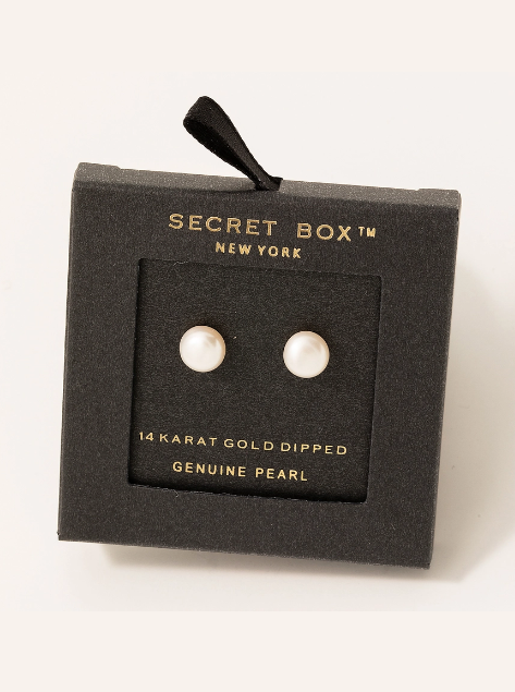 Pearl Stud Earrings