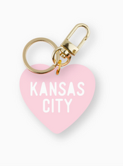 Kansas City Heart Keychain