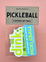 Pickleball Sticker Gift Pack