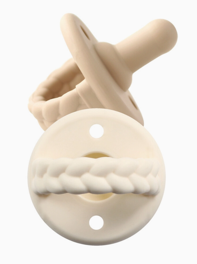Neutral Braid Pacifiers