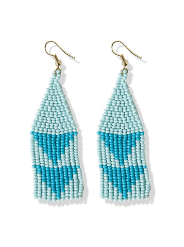 Ink & Alloy Light Blue Earrings