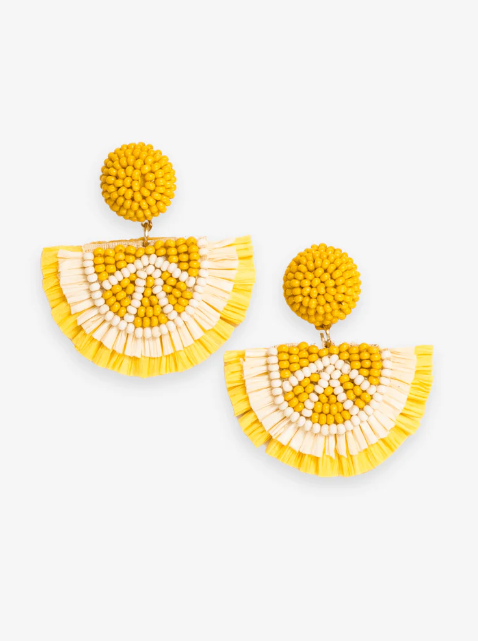 Ink & Alloy Lemon Earrings