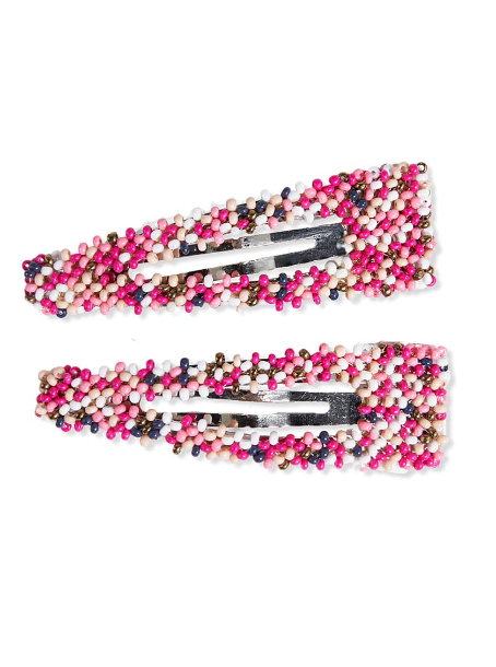 Ink & Alloy Pink Snap Clip