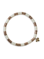 Ink & Alloy Gold/White Bracelet