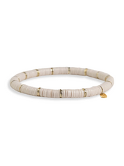 Ink & Alloy Simple Beige Bracelet