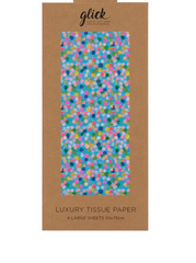 Mini Blue Dot Tissue Paper