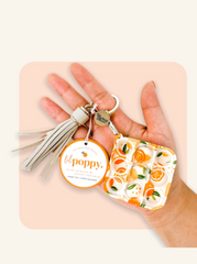 Lil Poppy Oranges Keychain