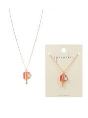 Pickleball Pendent Necklace
