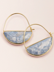 Hoop Prism Blue Earrings