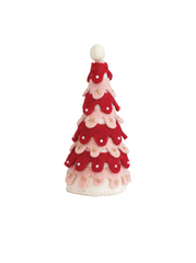 Pink Wool Felt Tree