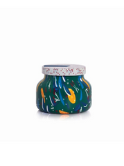 Holiday Pattern Volcano Petite Candle